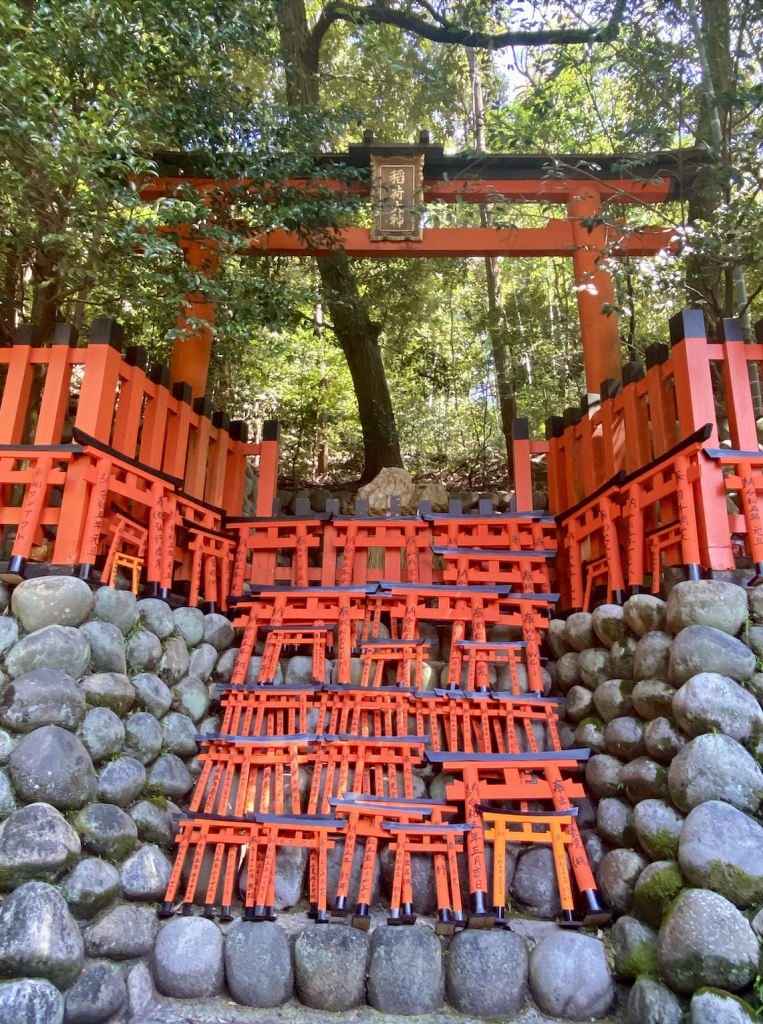 Torii gates everywhere at Fushimi Inari
